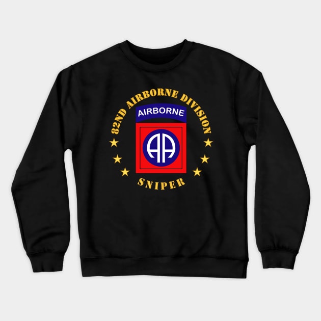 82nd Airborne Division - Sniper Crewneck Sweatshirt by twix123844